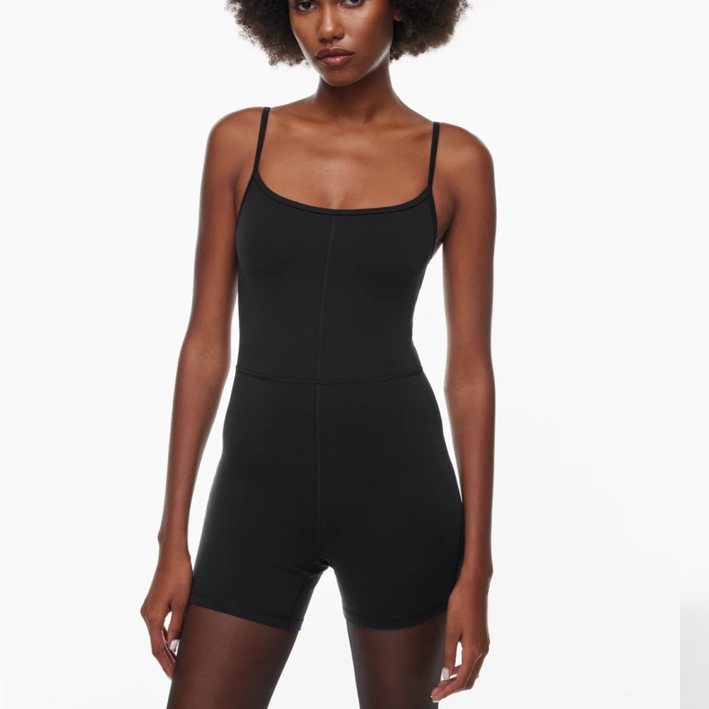 Aritzia black divinity romper